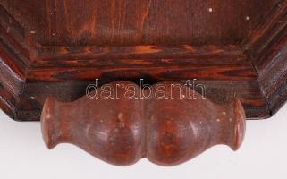 Fa reggeliző tálca / wood tray 43 cm