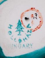 Hollóházi, Drasche, Aquincum figurális porcelánok, jelzettek, kézzel festettek, hibátlanok, összesen...