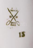 Német figurális porcelánok, jelzettek, kézzel festettek, hibátlanok, összesen: 3 db