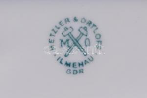 Német figurális porcelánok, jelzettek, kézzel festettek, hibátlanok, összesen: 3 db