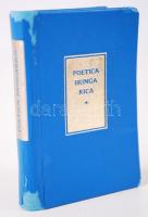 Poetica Hungarica. Költők angolul. Bp., 1968 Athenaeum.  Sorszámozott minikönyv, kopottas borítóval