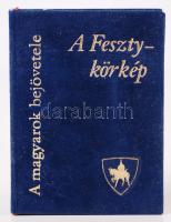 A feszty körkép Minikönyv. Bp., 1996. Bársony borítással, kihajtható melléklettel