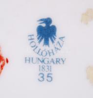 Szász Endre által tervezett Hollóházi jelzett porcelán ékszeres doboz hibátlan állapotban / Faces de...