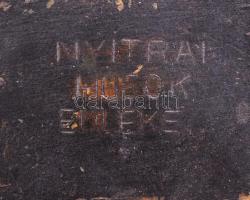 Finta Sándor (1881-1958): Nyitrai hősök emlékére. Bronz, jelzett, m:24 cm