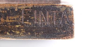 Finta Sándor (1881-1958): Nyitrai hősök emlékére. Bronz, jelzett, m:24 cm