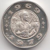 1979. "10 éves az Éremgyűjtők Keszthelyi Csoportja" Ag (4,09g/0.800/15mm) emlékérem T:PP