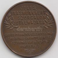 ~1900 "Jeles inasmunkáért a szorgalom jutalmazása" Br emlékérem szign.:S.G.A. (32mm) T:1-