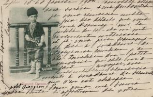 Georgian folklore, boy (Rb)