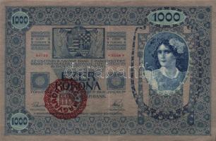 1902. 1000K piros "Magyarország" körbélyegzővel T:III