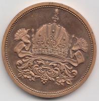 Ausztria DN "Erzsébet Ausztria császárnéja és Magyarország királynéja" vörösréz emlékérem (35mm) T:exPP Austria ND "Elizabeth empress of Austria and queen of Hungary" copper medallion (35mm) C:exPP