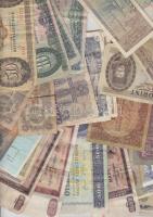 40db vegyes magyar és külföldi bankjegy T:vegyes