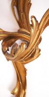 3 db szép sárgaréz falikar  / Chandeliers 45 cm
