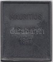Mauritius DN 2 pence bélyeget mintázó Ag plakett (5.63g/25x21mm) T:PP
Mauritius ND two pence stamp s...