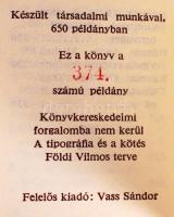 Minikönyv: Györffy György: Kálmán király. Budapest 1979. Pátria. Sorszámozott