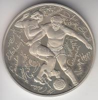 Bognár György (1944-) 1986. "Labdarúgó Világbajnokság Mexikó" ezüstözött fém emlékérem T:PP