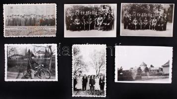 1934-1944 Rákosliget, Rákoskeresztúr 6 db fotó: Turul találkozó, Hősök vasárnapja, Frontharcos ünnepség 6x8 cm