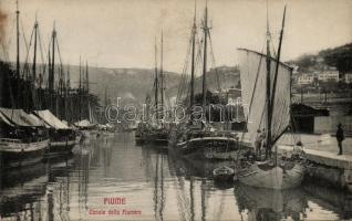 Fiume port, sailboats (fl)