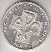 Vatikán DN "II. János Pál" ezüstözött emlékérem (35mm) T:2
Vatican ND "John Paul II /...