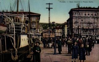 Fiume Molo Adamich, Dante square