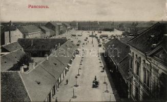 Pancsova square, market