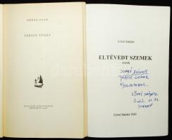 2 db verses kötet, Orbán Ottó: Fekete ünnep. Budapest 1960. Magvető. Lövei Sándor: Eltévedt szemek. ...
