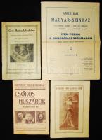 Cca 1920 Színházi programfüzetek, összesen: 4 db