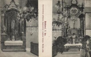 Budapest I. Alsó-vízivárosi Szent Erzsébet-plébániatemplom belseje, mellék oltár (EK)