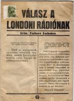 Válasz a Londoni Rádiónak propagandakiáltvány