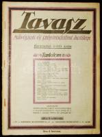 1919-1920 Tavasz. Művészeti és szépirodalmi hetilap. Szerk. Fényes Loránd, Fried János, Nadányi Zolt...