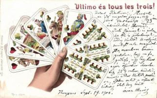 Hungarian card, litho (b)