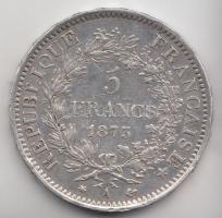 Franciaország / Modern Köztársaság 1873A 5Fr Ag "Herkules" Párizs (25.05g) T:2-
France / M...