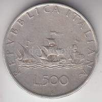 Olaszország 1958R. 500L Ag "Kolumbusz hajója" T:2-
Italy 1958R 500 Lire Ag "Columbus´...