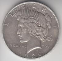 Amerikai Egyesült Államok 1926D 1$ Ag "Peace" T:2-,3 USA 1926D 1 Dollar Ag "Peace" C:VF,F