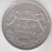 1900. 5K Ag "Ferenc József" T:3