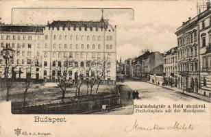 1903 Budapest, Hold utca Szabadság tér (EK)