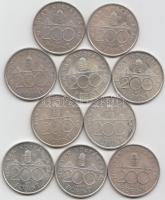 1993. 200Ft Ag "MNB" (10x) T:2