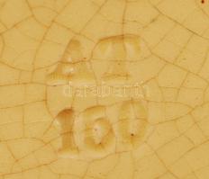 Jelzett art deco vigyorgó fejű kínáló?, hibátlan, m:12 cm