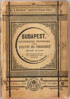 1896 Budapst régi útikönyv fotókkal német nyelven