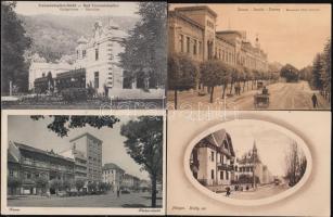 13 db régi, főleg magyar és történelmi magyar képeslap / 13 postcards from Hungary and the Kingdom of Hungary