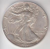 Amerikai Egyesült Államok 1987. 1$ Ag 1oz. "Liberty" T:2 USA 1987. Dollar Ag "Liberty" C:XF