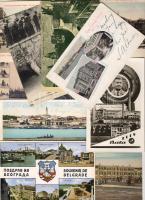 Külföld 58 db nagyrészt századfordulós lap az egész világból, közte sok érdekesség, futottak