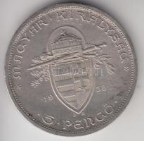 1938. 5P Ag "Szent István" T:2