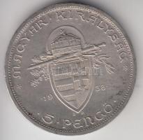 1938. 5P Ag "Szent István" T:2