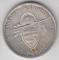 1938. 5P Ag "Szent István" T:2