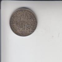 Ausztria 1908. 1K Ag "Jubileum" T:2-/3
Austria 1908. 1 Corona Ag "Jubilee" C:aVF