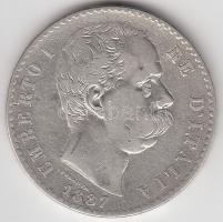 Olaszország 1887. 2L Ag "I. Umberto" T:3
Italy 1887. 2 Lire Ag "Umberto I" C:F
