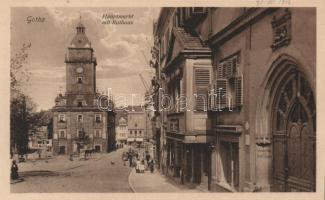 Gotha town hall, street