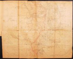 Orosz dokumentumok, nyomtatványok, okmányok az I. világháborúból. Katonai anyag, benne zsákmányolt o...