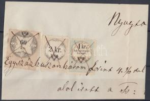 Nyugta-darab okmánybélyeg + Hirdetménybélyeg vegyes felhasználással