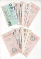 Olaszország 1977. 100L banki szükségpénzek (8x) T:I